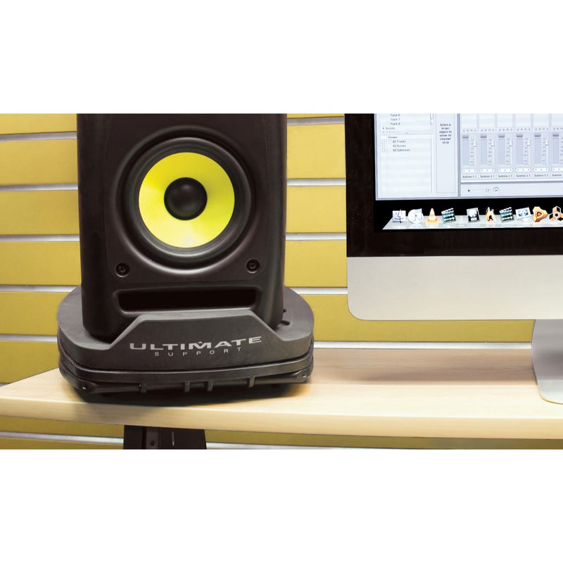 Ultimate Support MS-80B Professional Column Studio Monitor Stand (Black, Pair)