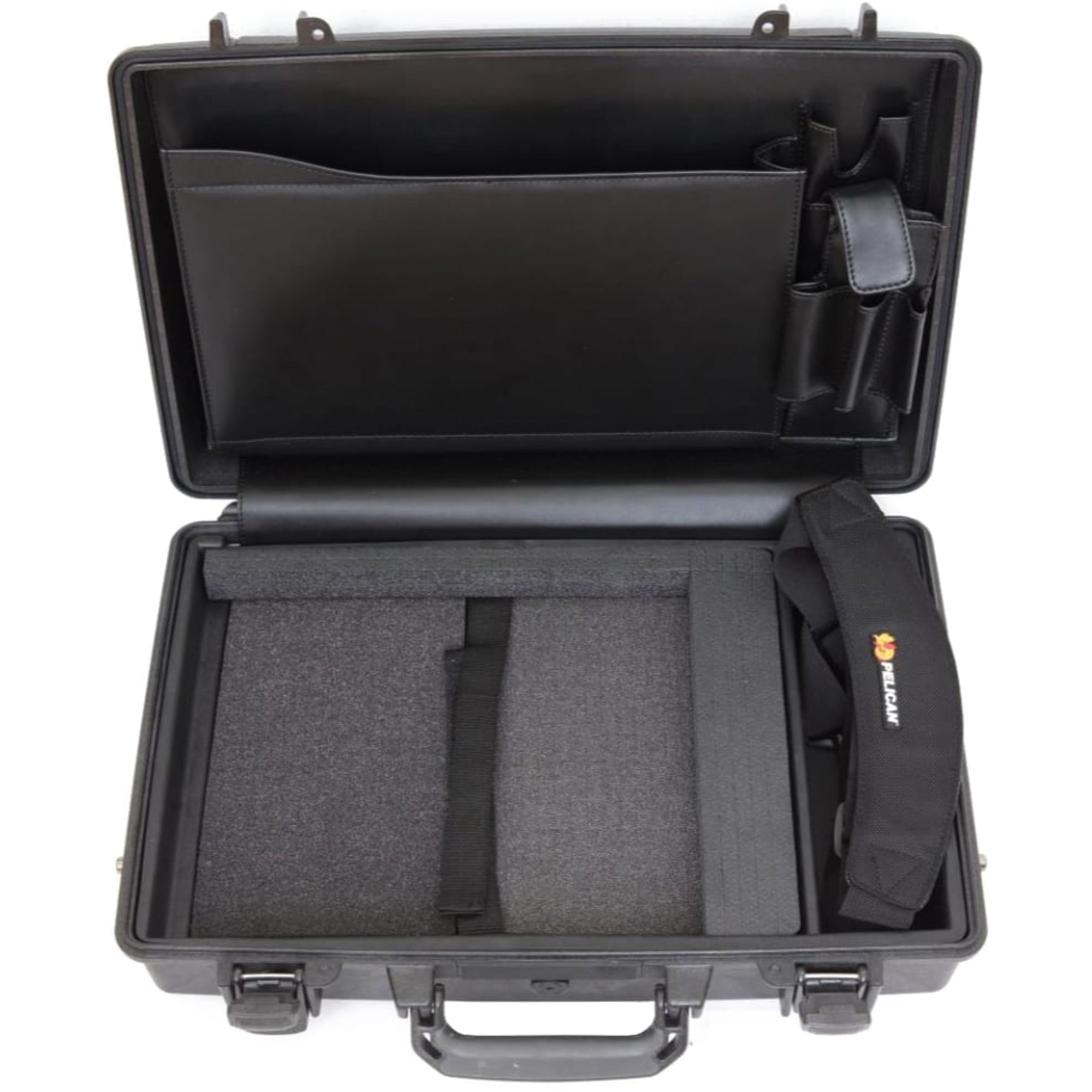Pelican 1490CC1 Protector Laptop Case with Lid Organizer and Tray (Black)