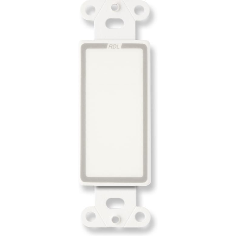 RDL D-Blank Filler Decora Plate on Decora Plate (White)