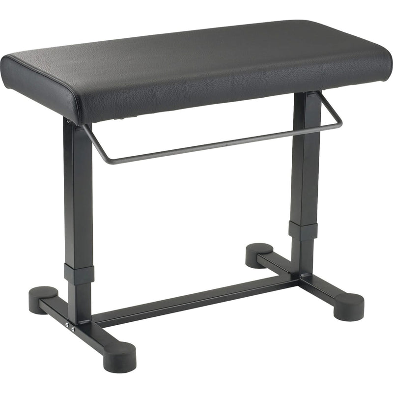 K&M Stands 14080 Uplift Piano Bench (Black Leather)