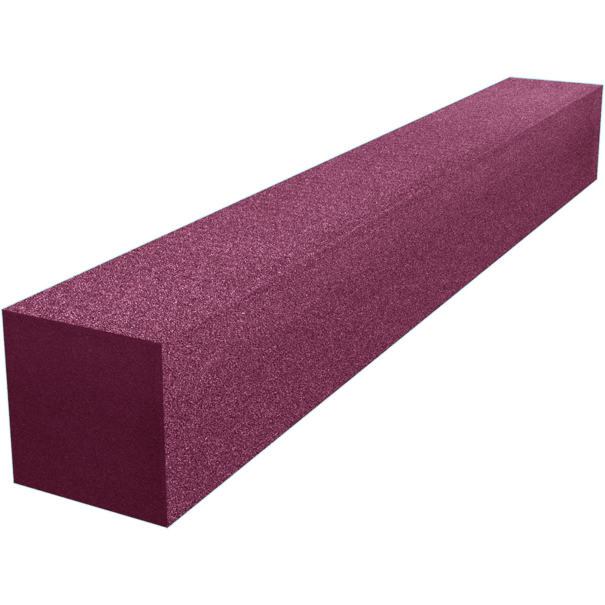 Performance Audio 3" x 3" x 24" Corner Fill Acoustic Foam Block (Plum, 16 Pack)