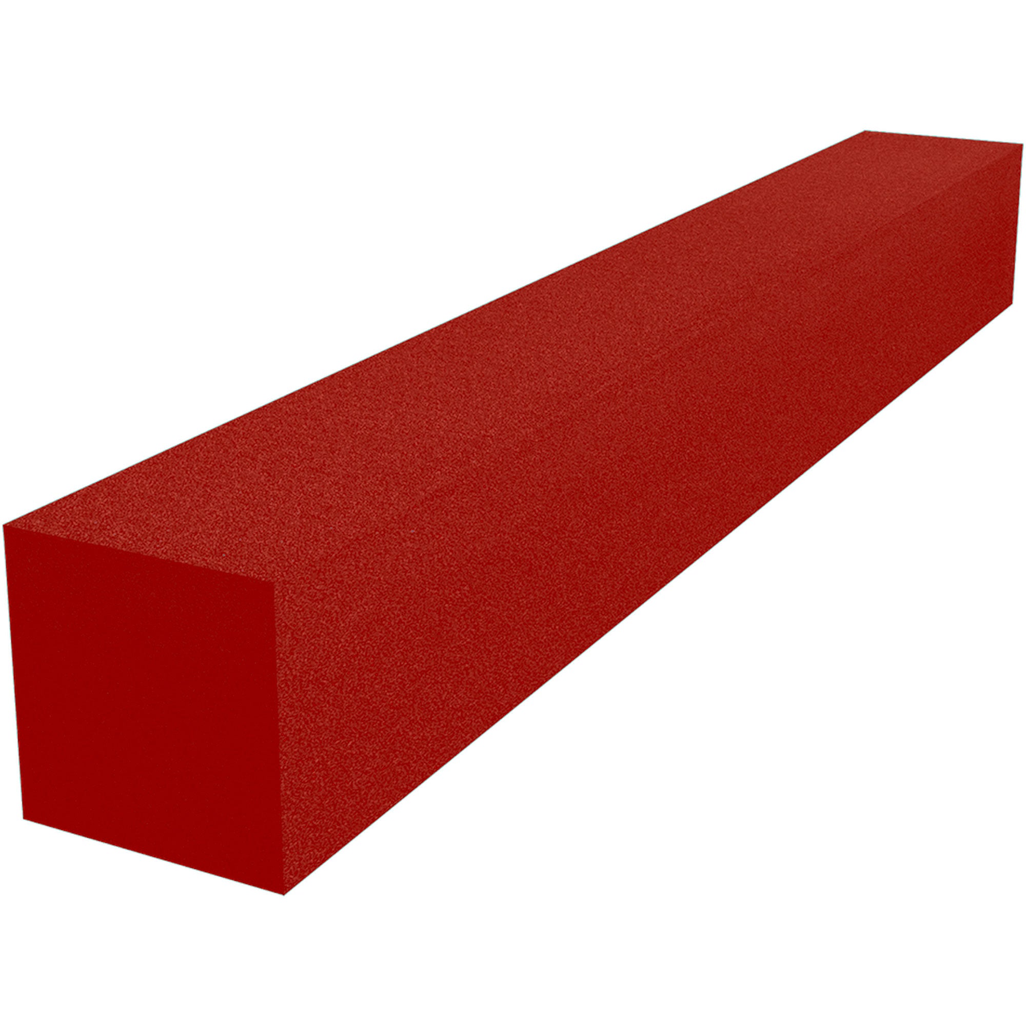 Performance Audio 3" x 3" x 24" Corner Fill Acoustic Foam Block (Red, 16 Pack)