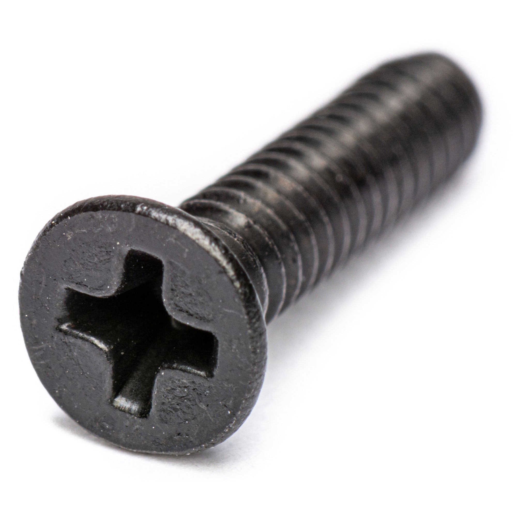 Performance Audio 4-40 x 1/2" Phillips Flat Head Machine Screws (Black Oxide, 25 Pack)