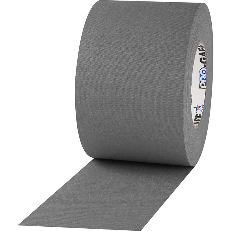 ProTapes Pro Gaff Premium Matte Cloth Gaffers Tape 4" x 55yds (Grey, Case of 12)