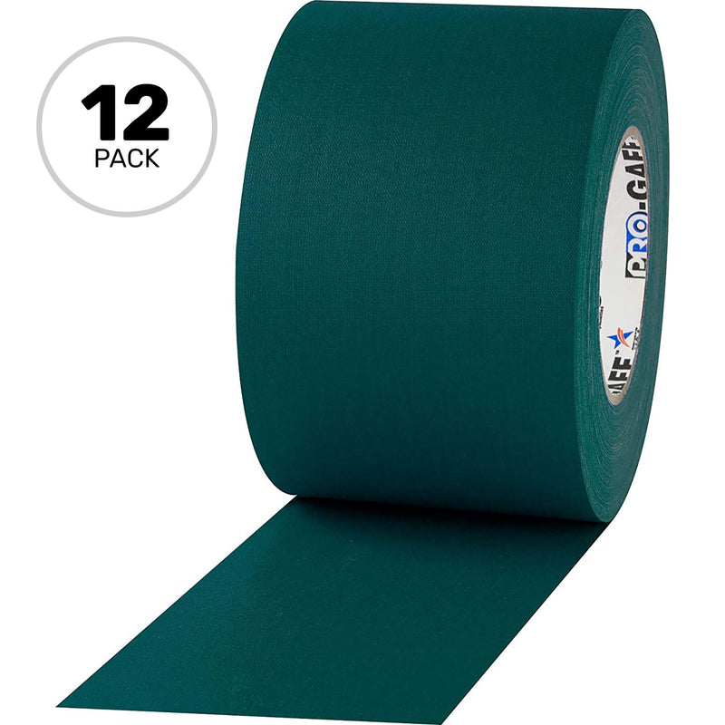 ProTapes Pro Gaff Premium Matte Cloth Gaffers Tape 4" x 55yds (Teal, Case of 12)