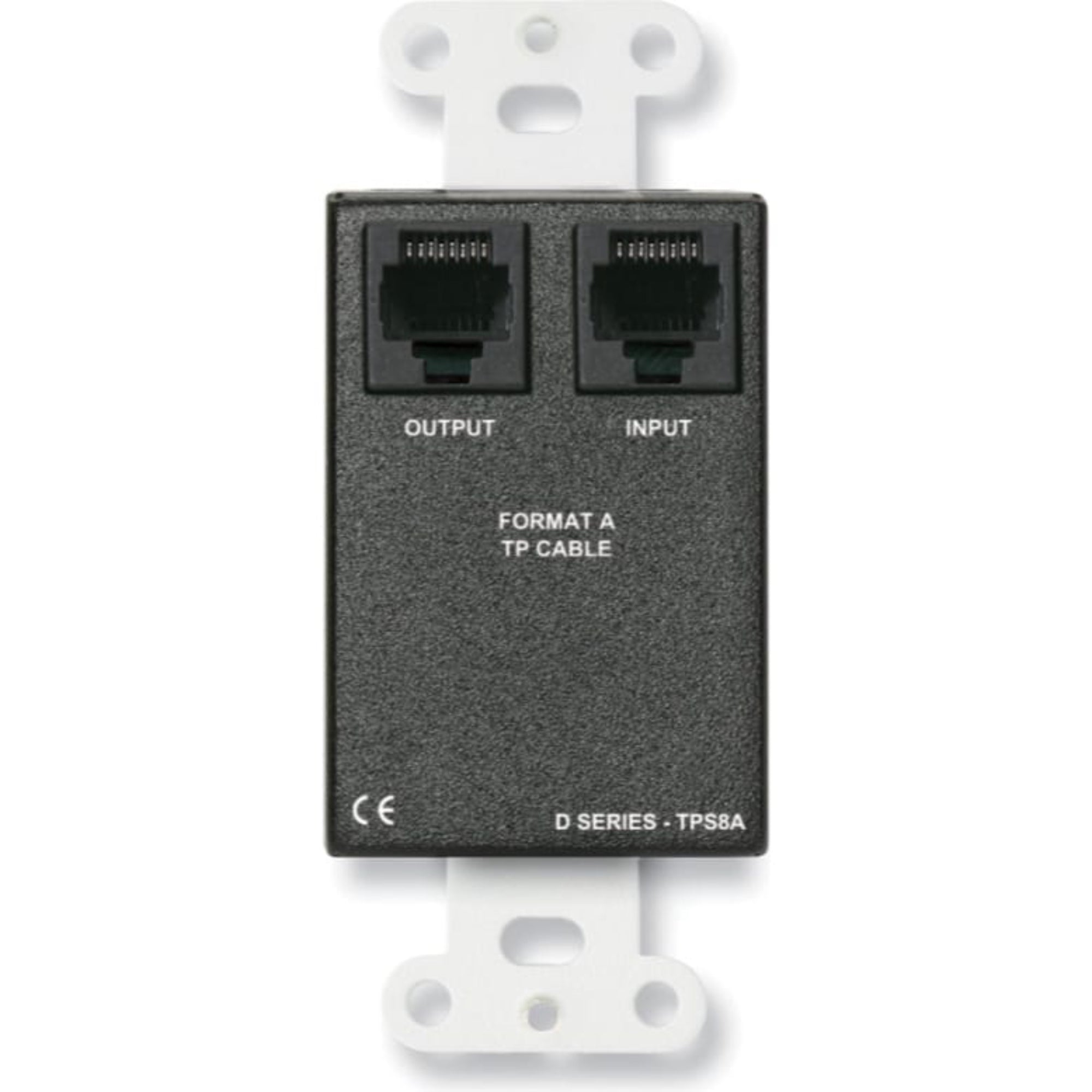 RDL DS-TPS8A Active Two-Pair Sender on Decora Plate (Stainless Steel)