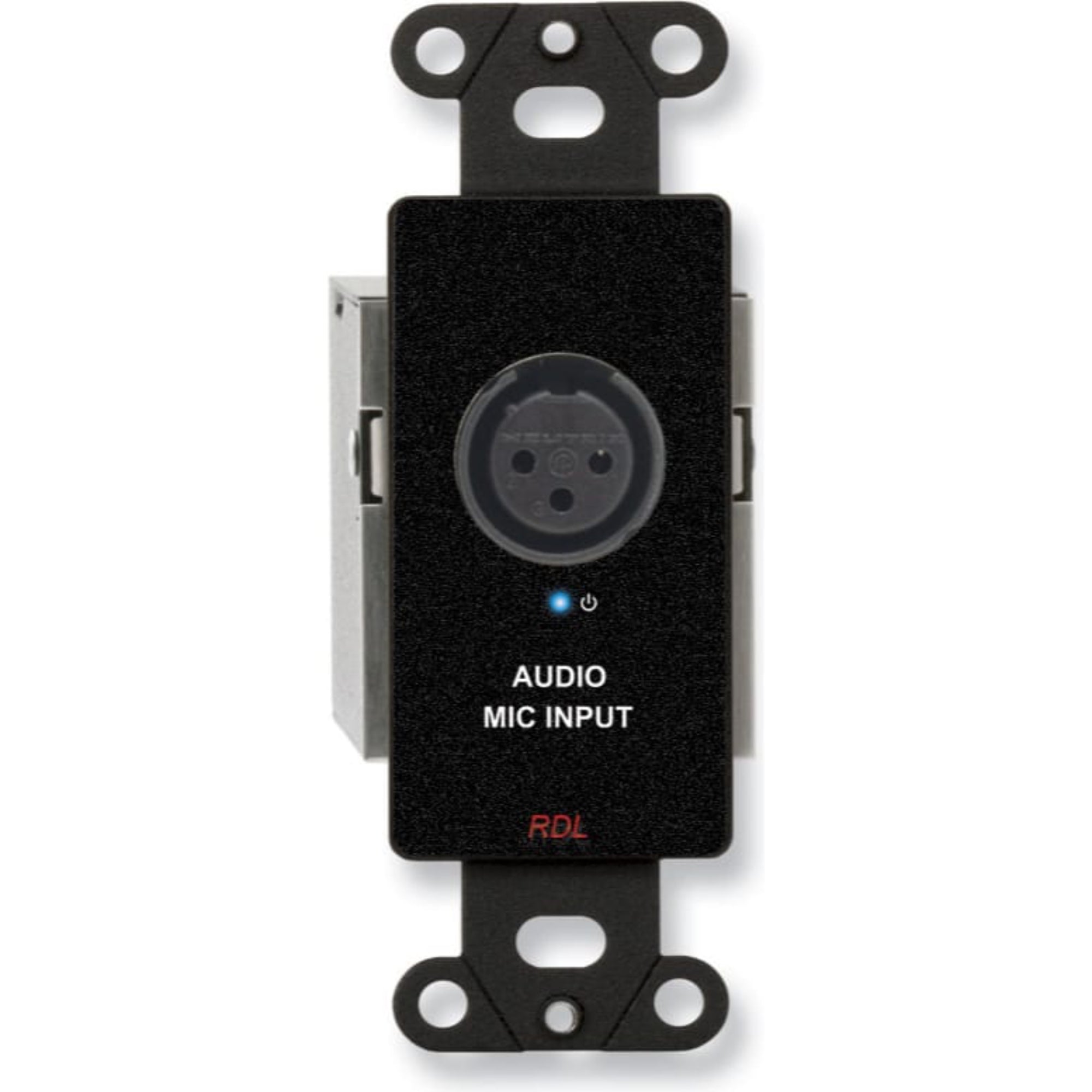 RDL DB-TPS1A Active Single-Pair Sender on Decora Plate (Black)