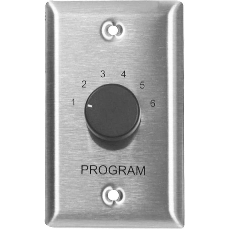 Lowell CS6-SS Program Selector Switch (Stainless Steel)