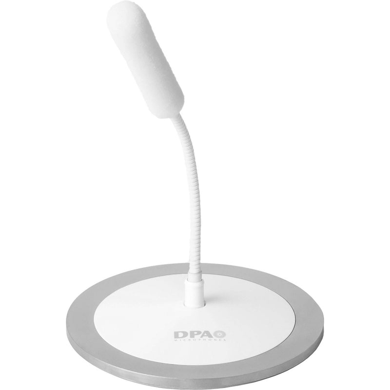 DPA 4098 CORE Supercardioid Ceiling Microphone with 6" Gooseneck and MicroDot Connector (White)