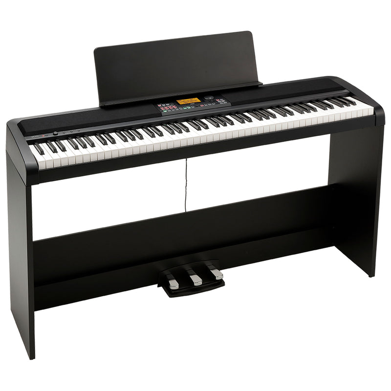 Korg XE20SP Digital Ensemble Piano with Stand and Three-Pedal System