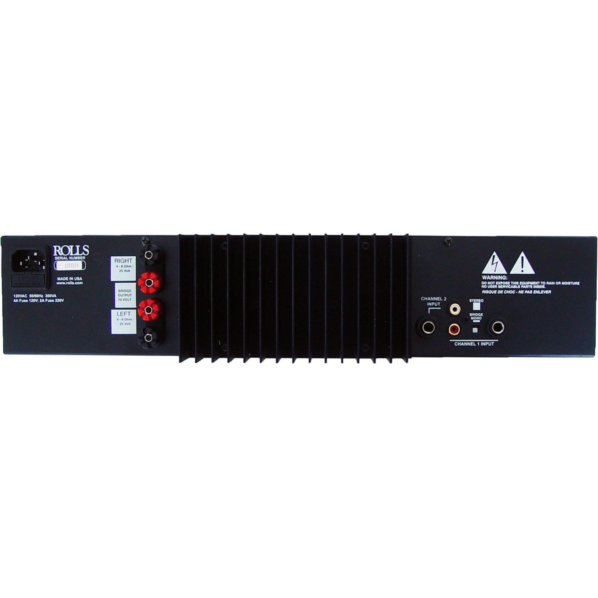 Rolls RA2100b Professional Power Amplifier