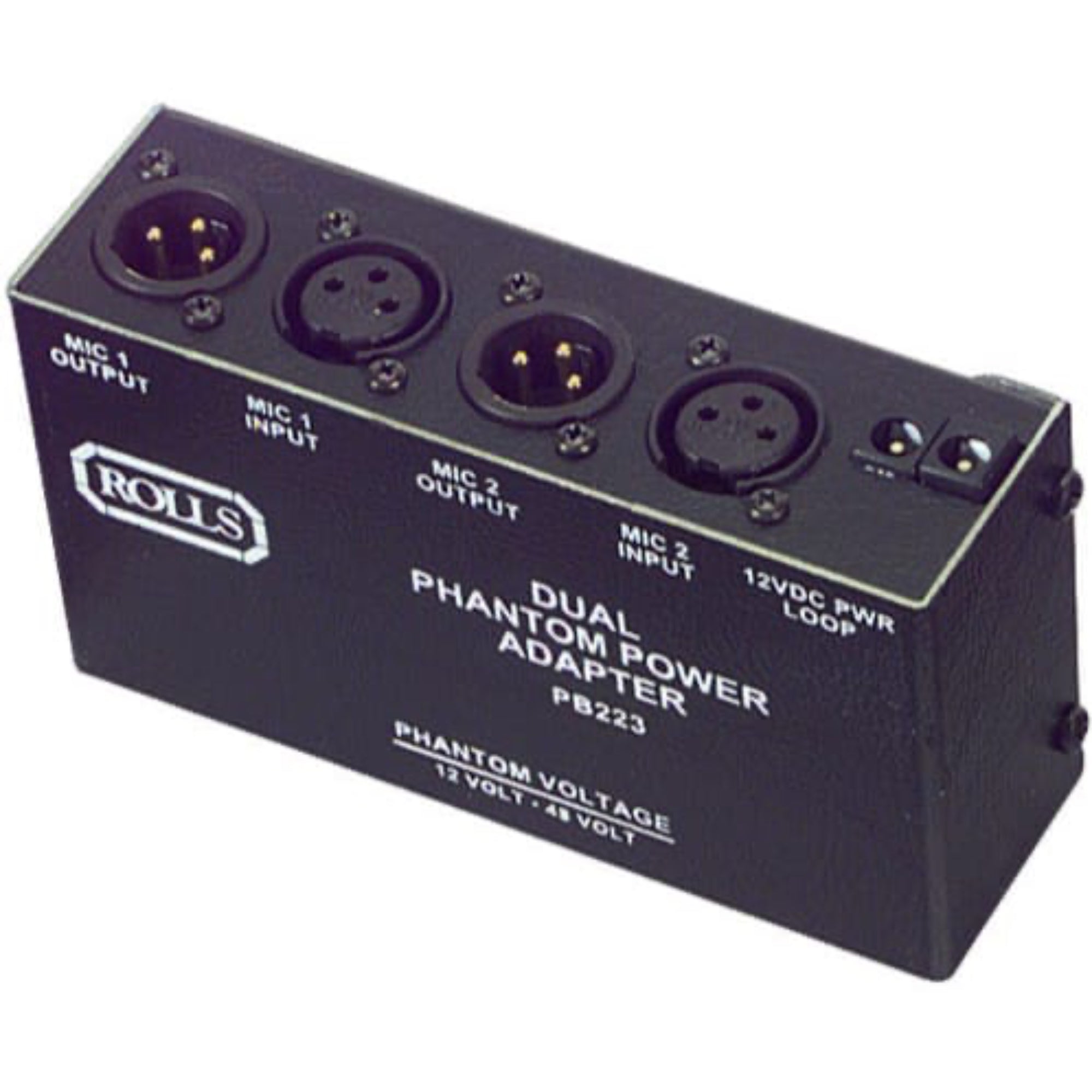 Rolls PB223 Dual Phantom Power Adapter
