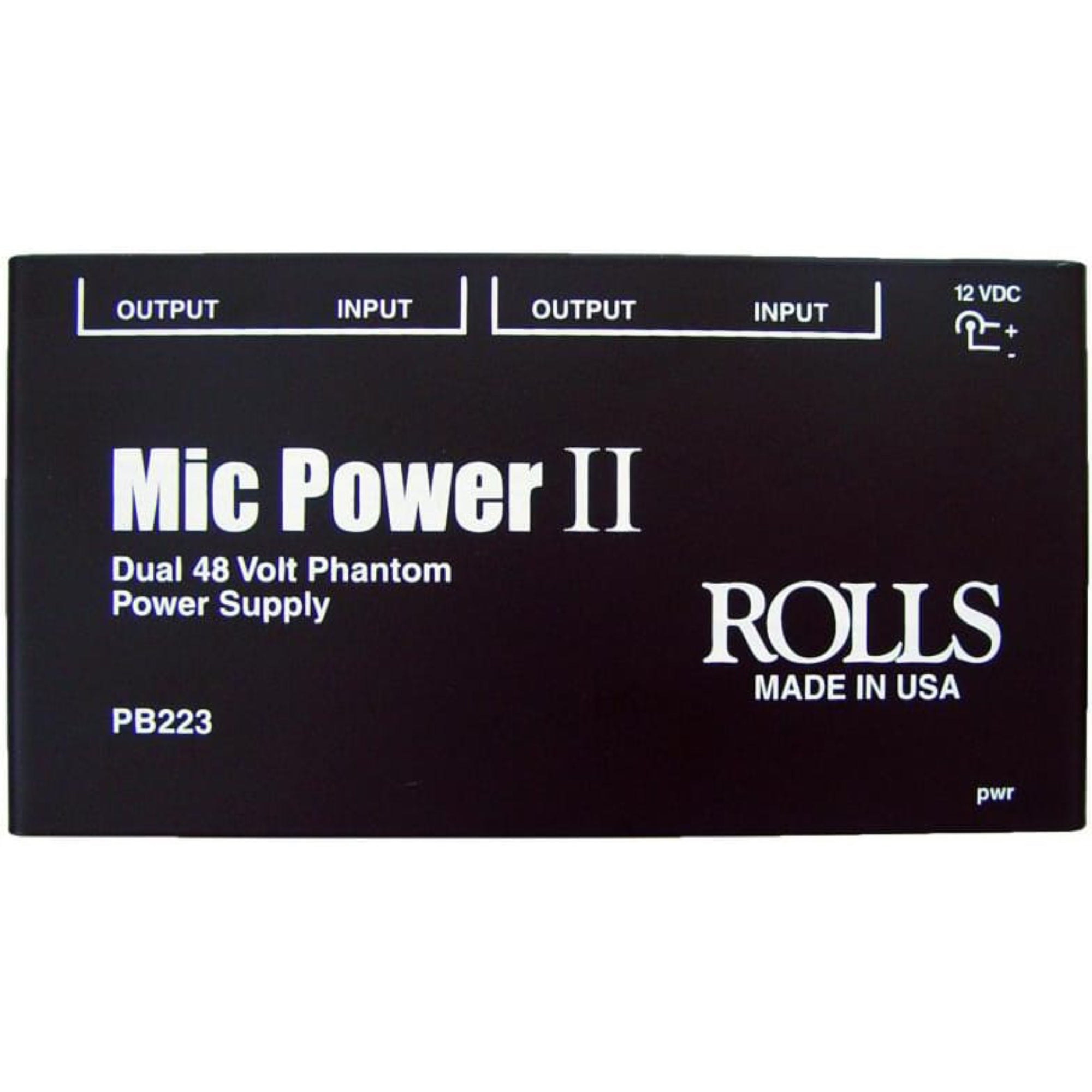 Rolls PB223 Dual Phantom Power Adapter