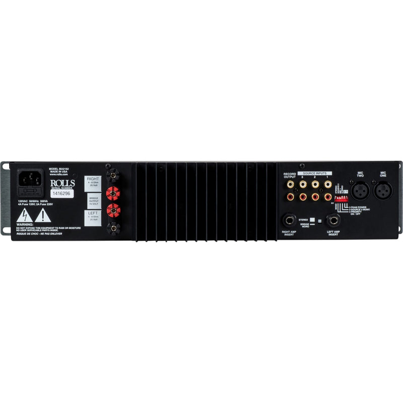 Rolls MA2152 Stereo 100 Watt Mixer Amplifier