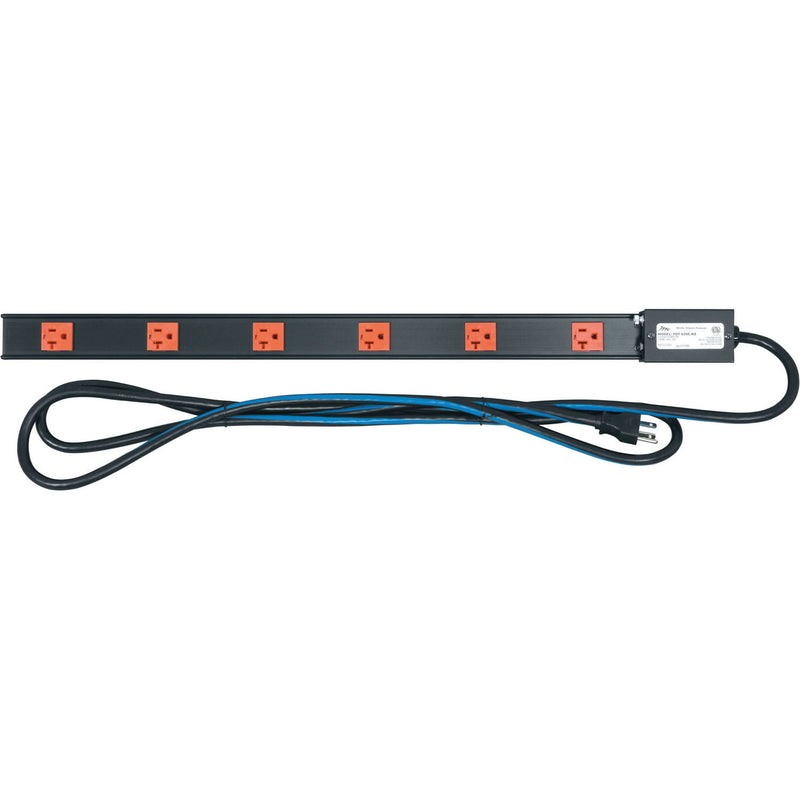 Middle Atlantic PDT-620C-NS Thin Power Distribution Strip (6-Outlet, 20 Amp)