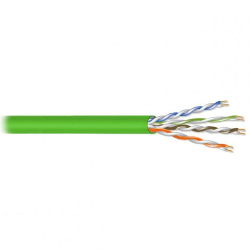 West Penn 4246EZ Category 6 UTP 10/100/1000 BaseT Ethernet Cable (Security Green, By the Foot)