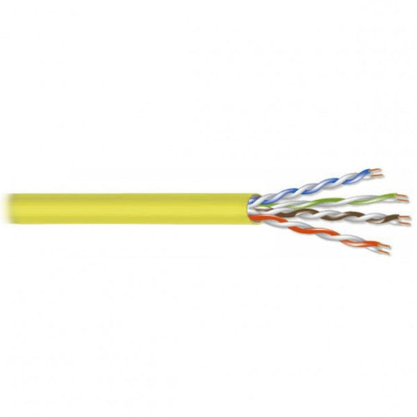 West Penn 4246EZ Category 6 UTP 10/100/1000 BaseT Ethernet Cable (Yellow, By the Foot)