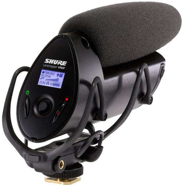 Shure VP83F LensHopper Camera Mount Condenser Microphone with Recording