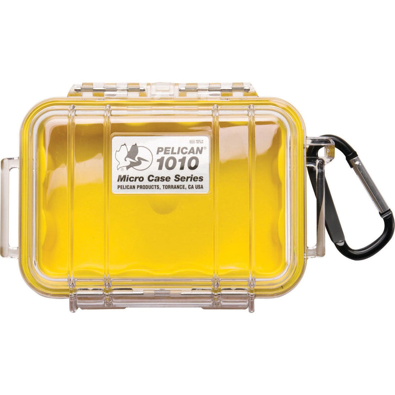 Pelican 1010 Micro Case (Yellow / Clear)