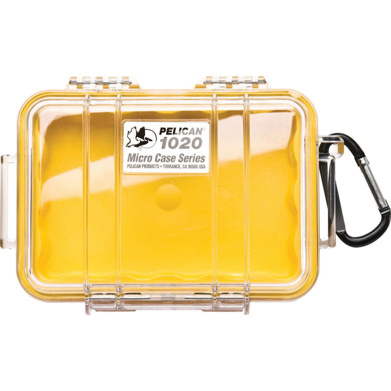 Pelican 1020 Micro Case (Yellow / Clear)