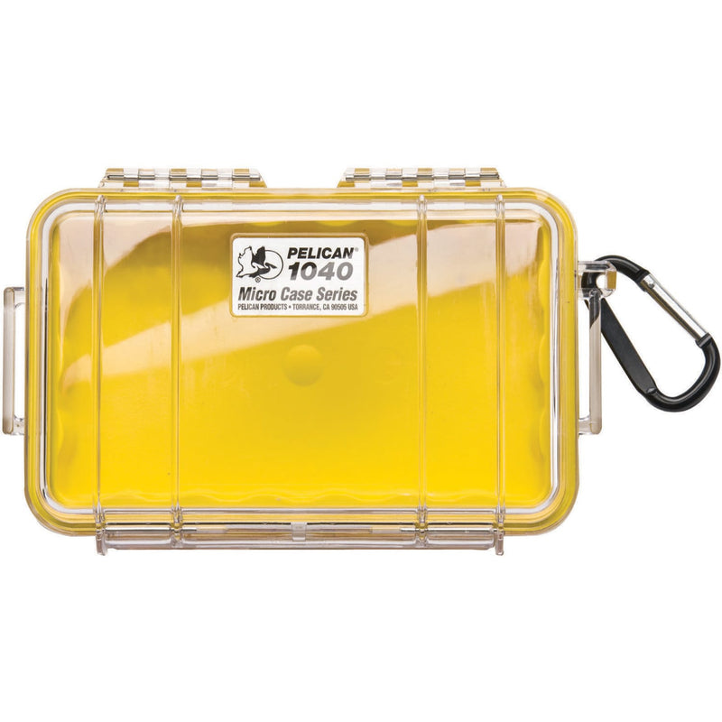 Pelican 1040 Micro Case (Yellow / Clear)