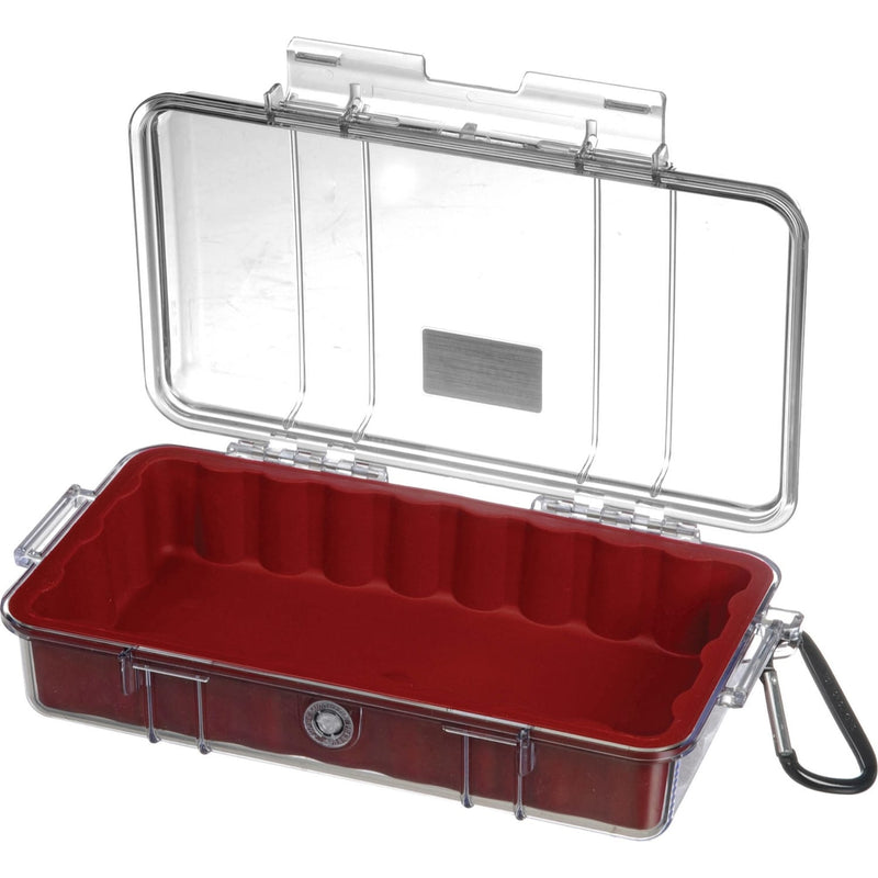Pelican 1060 Micro Case (Red / Clear)