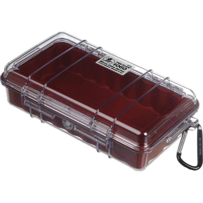 Pelican 1060 Micro Case (Red / Clear)