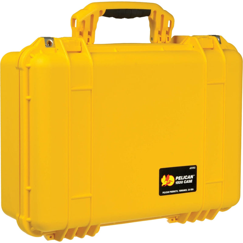 Pelican 1500NF Protector Case without Foam (Yellow)