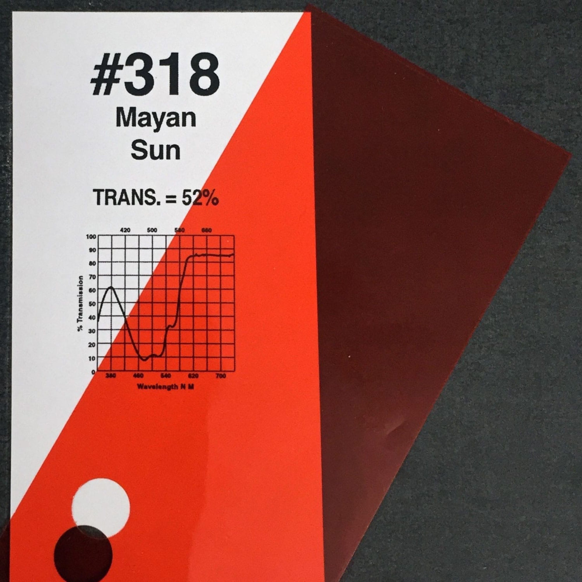 Rosco #318 Roscolux Cinegel Filter Gel Mayan Sun (48" x 25' Roll)