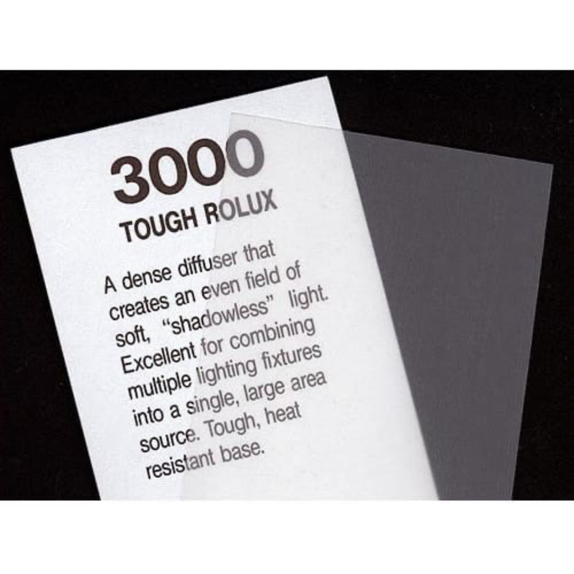 Rosco #3000 Roscolux Cinegel Filter Gel Tough Rolux (48" x 25' Roll)