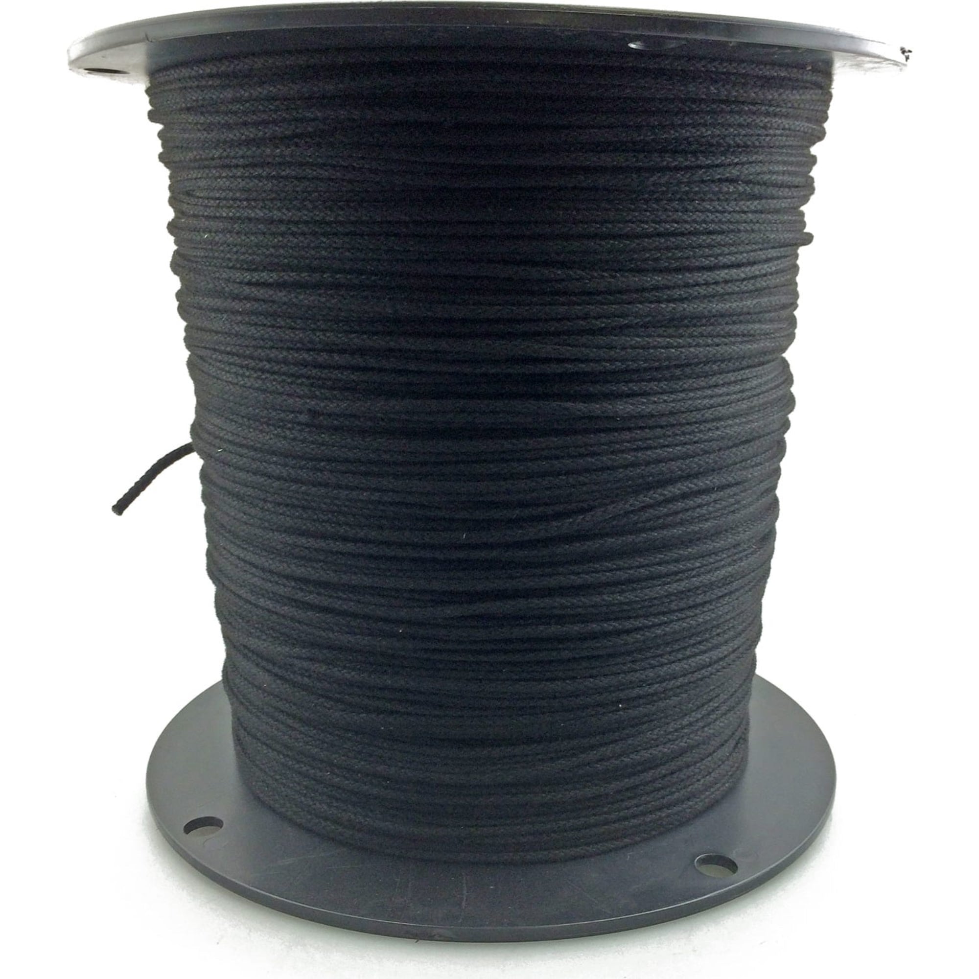 Performance Audio 1/8" Black Cotton Tie Line (3000' Spool)