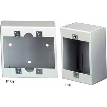 Lowell P1X-2 Surface-Mount Wall Box (2 Gang)