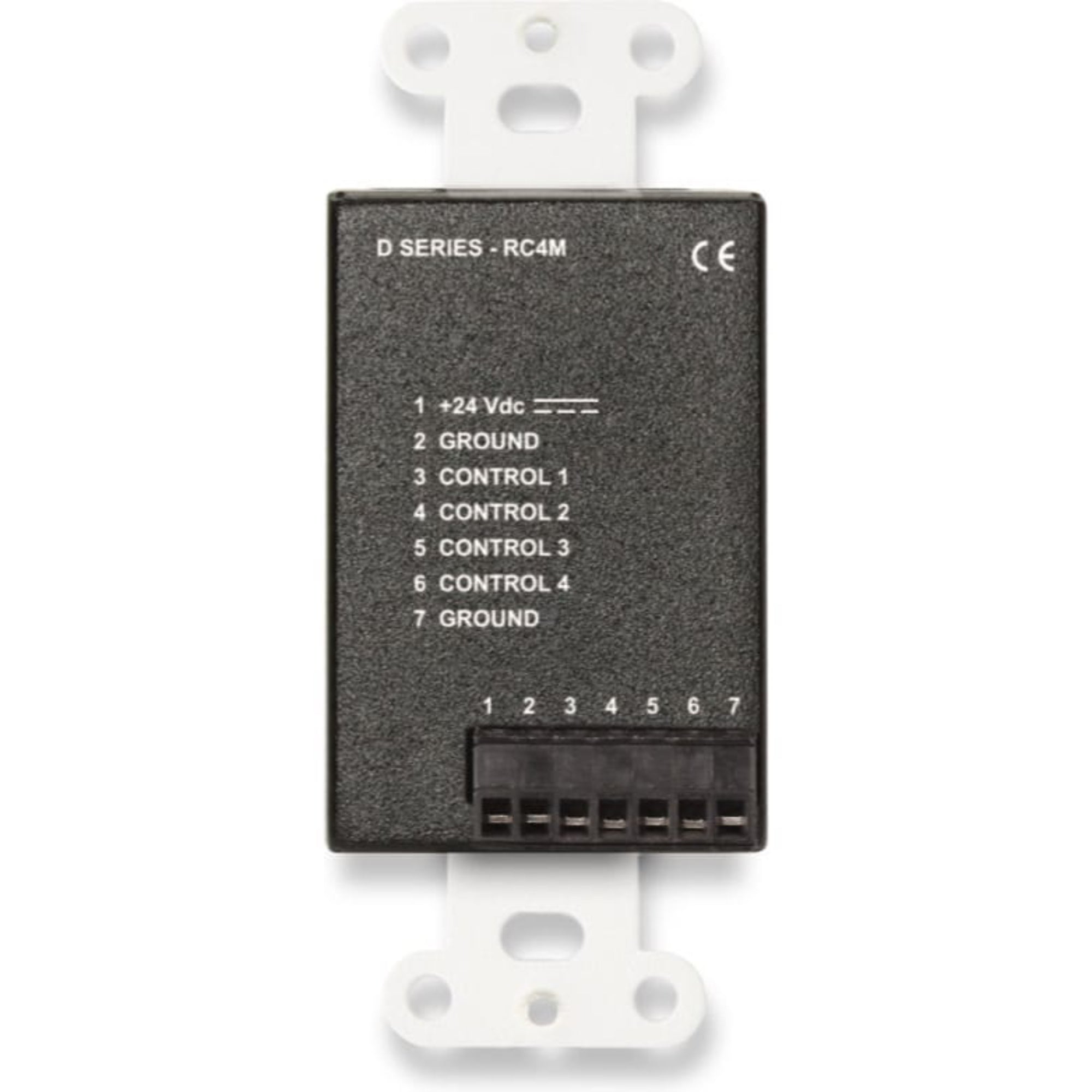 RDL DS-RC4M 4 Channel Remote Control on Decora Plate (Stainless Steel)