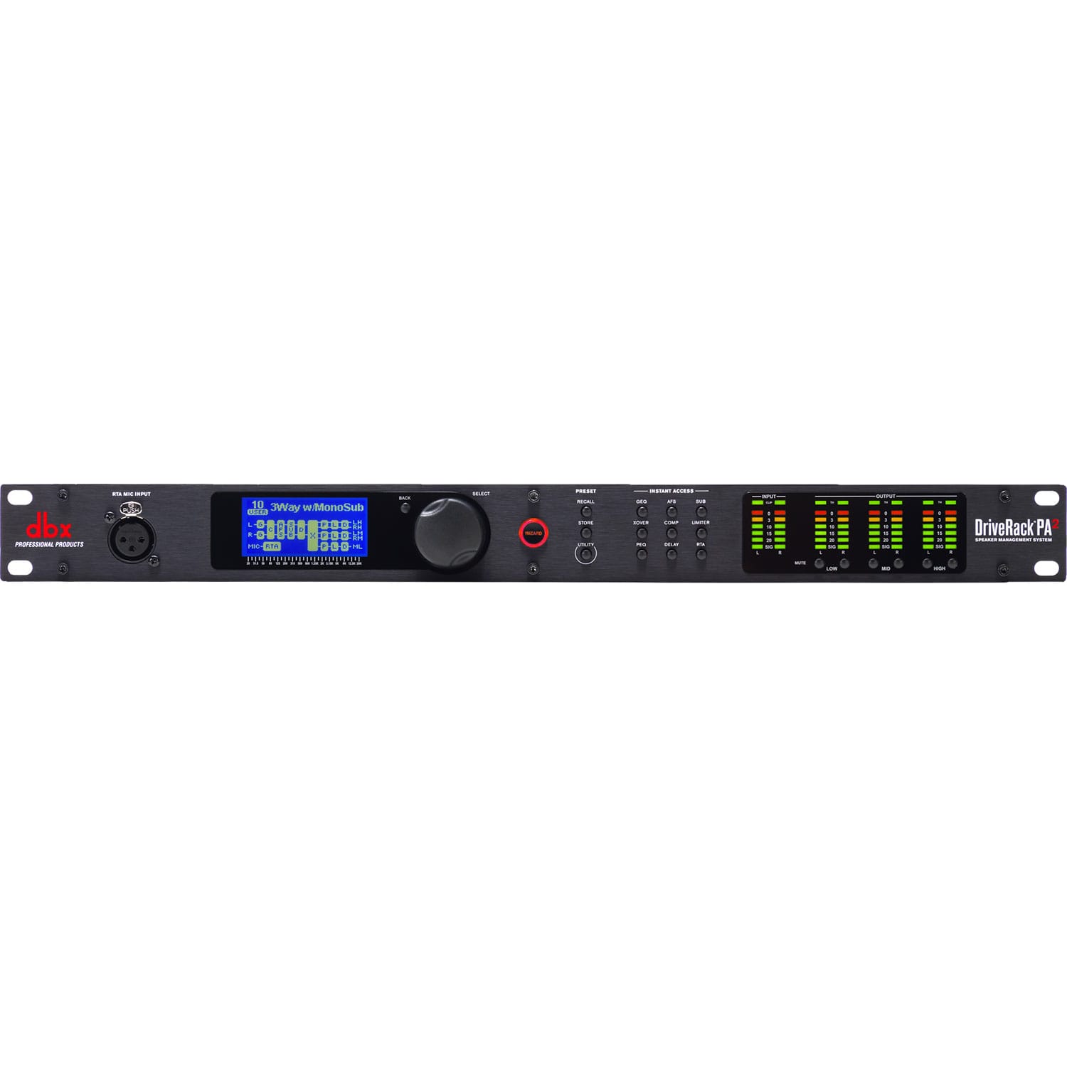 dbx DriveRack PA2 Loudspeaker Management System