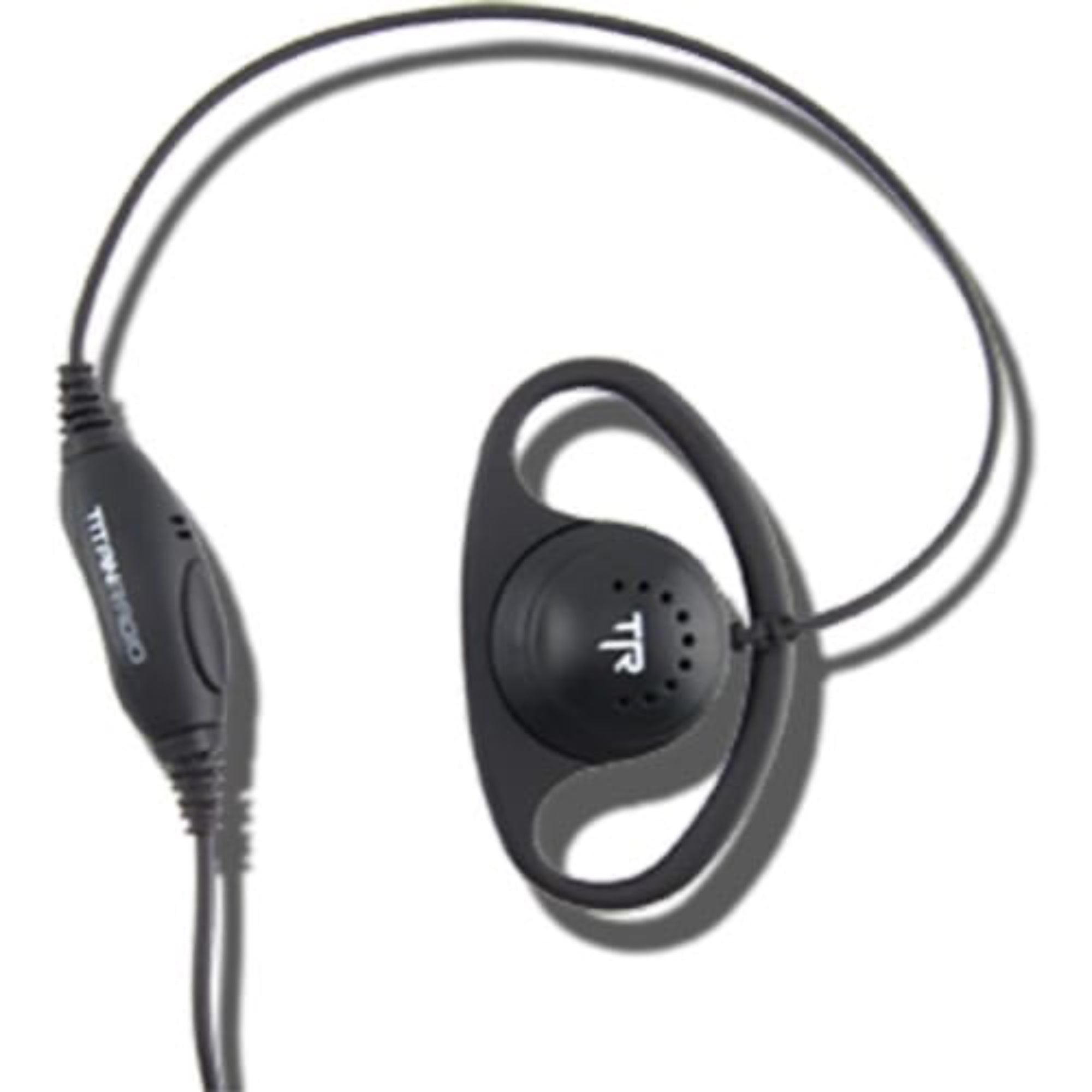 Titan Radio TR4DS D-Shell Earpiece with Inline PTT for TR4X, TR2X and TR400