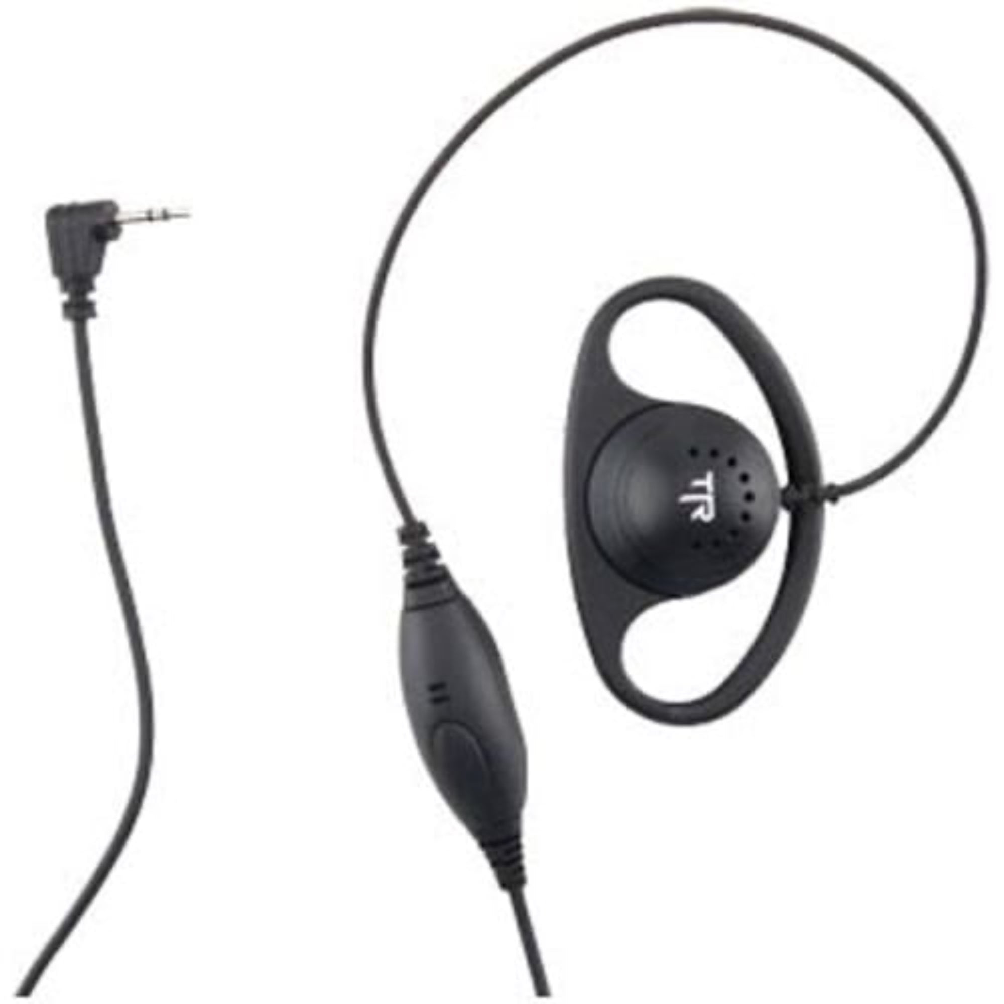 Titan Radio TR4DS D-Shell Earpiece with Inline PTT for TR4X, TR2X and TR400