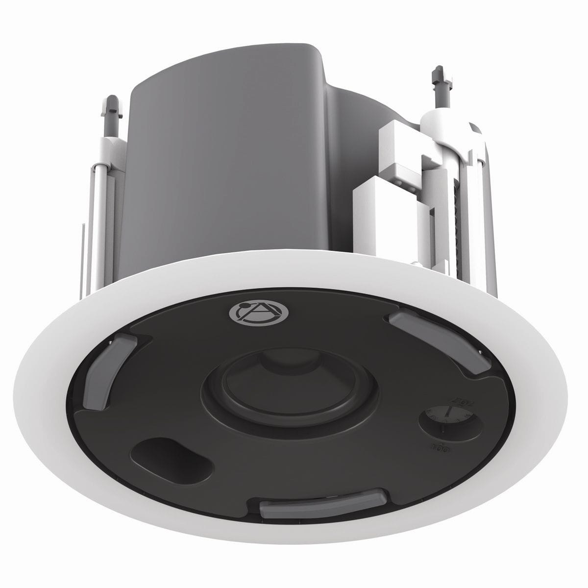 AtlasIED FAP33T-W 3" Full Range In-Ceiling Speaker with 16W 70/100V Transformer (White, Pair)