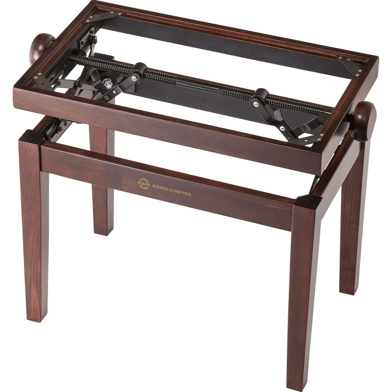 K&M Stands 13720 Piano Bench Wooden-Frame (Rosewood Matte)