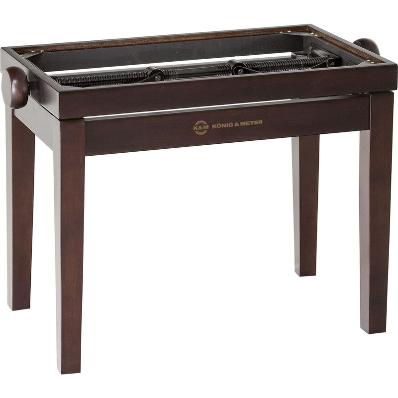 K&M Stands 13730 Piano Bench Wooden-Frame (Walnut Matte)
