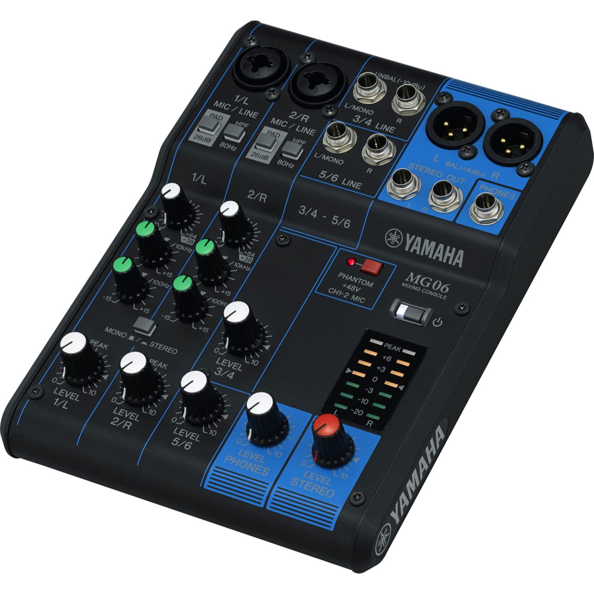 Yamaha MG06 6-Channel Stereo Mixer