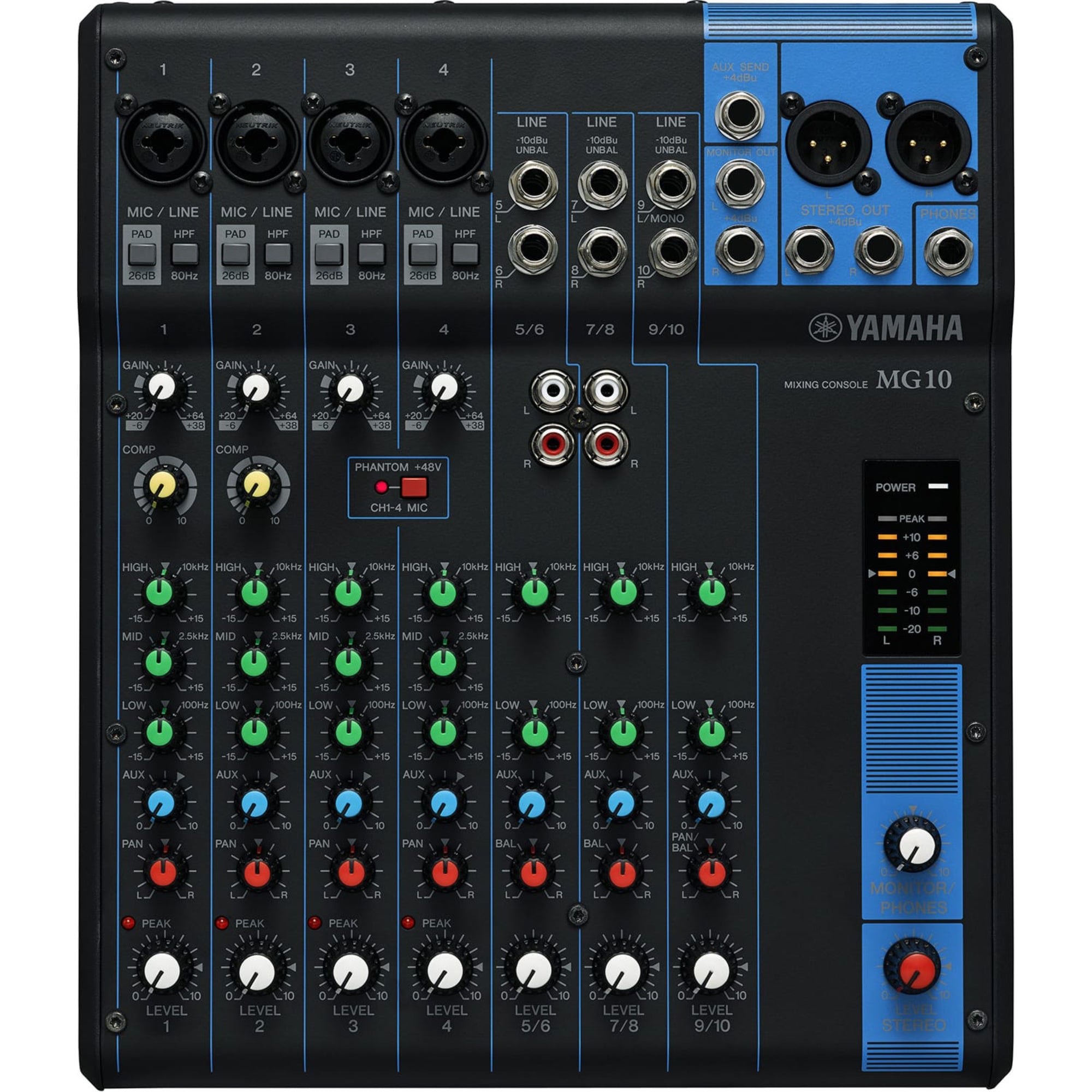 Yamaha MG10 10-Channel Stereo Mixer