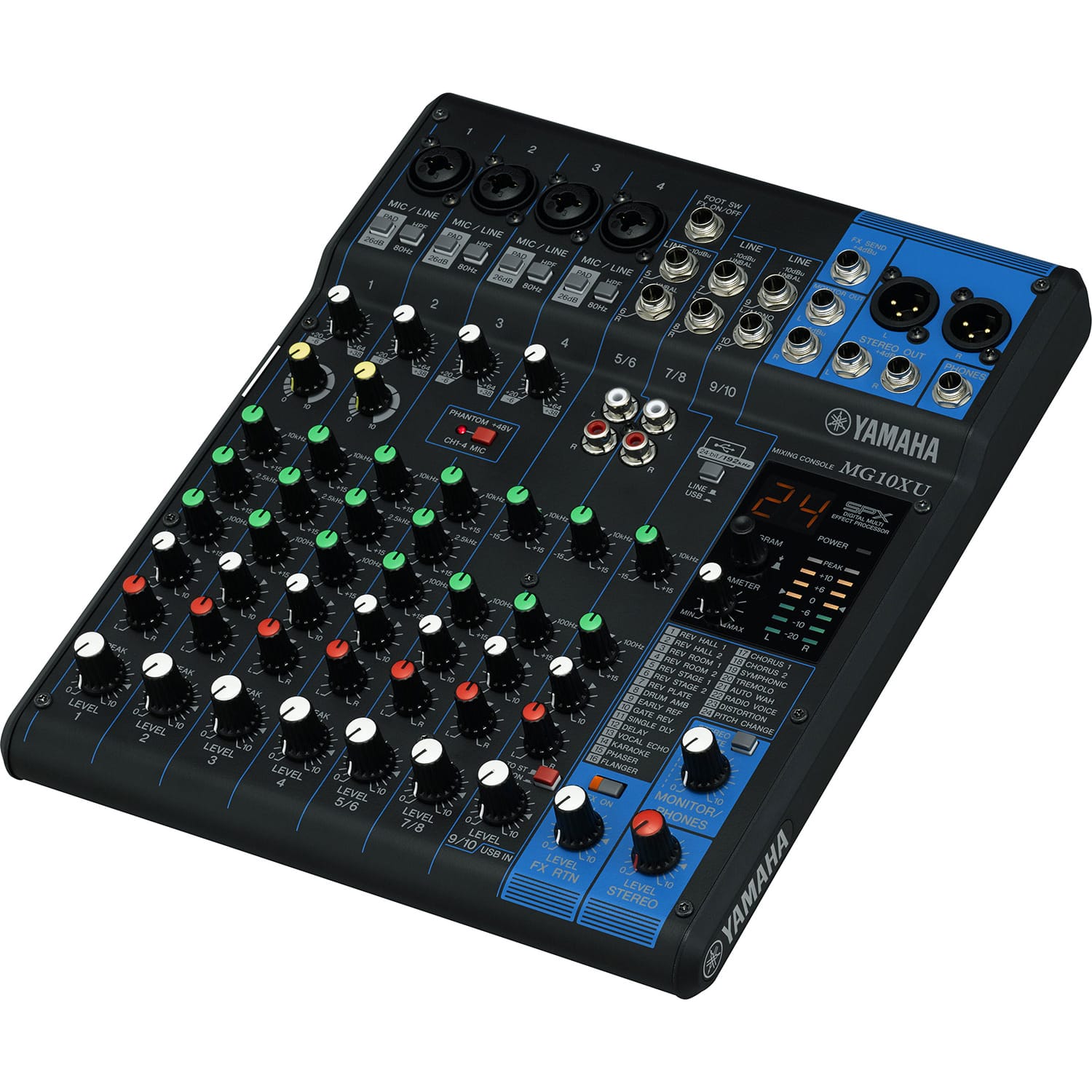 Yamaha MG10XU 10-Channel Mixer with USB and Effects