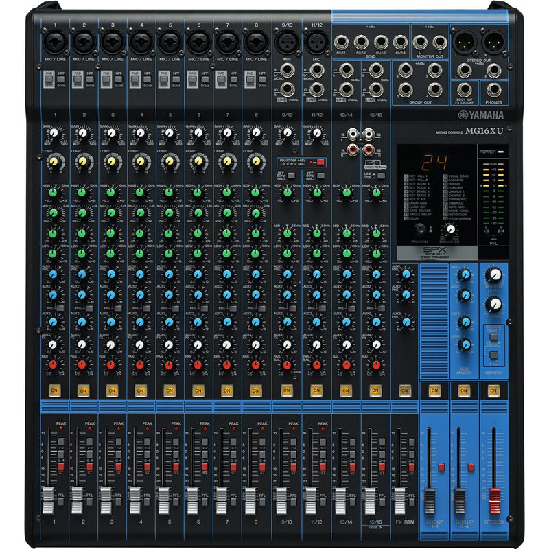 Yamaha MG16XU 16-Channel Mixer with USB and Effects