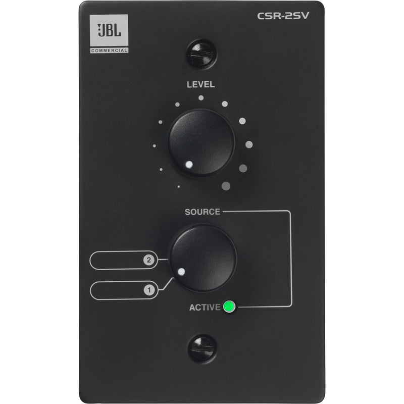 JBL CSR-2SV Wall-Mounted Remote Control for CSM Mixers (Black)