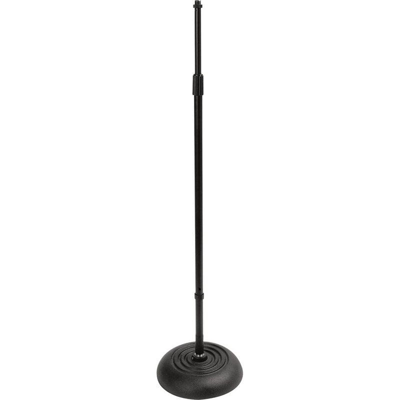 On-Stage MS7201QTR Round Base Quarter-Turn Microphone Stand (Black)