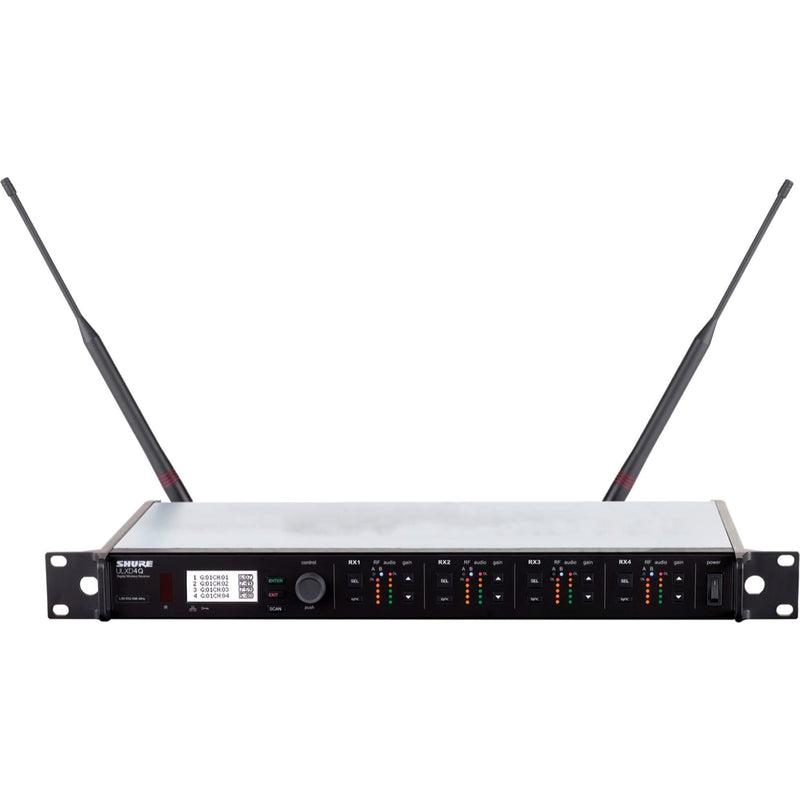 Shure ULXD4Q Quad-Channel Digital Wireless Receiver (H50: 534-597 MHz)