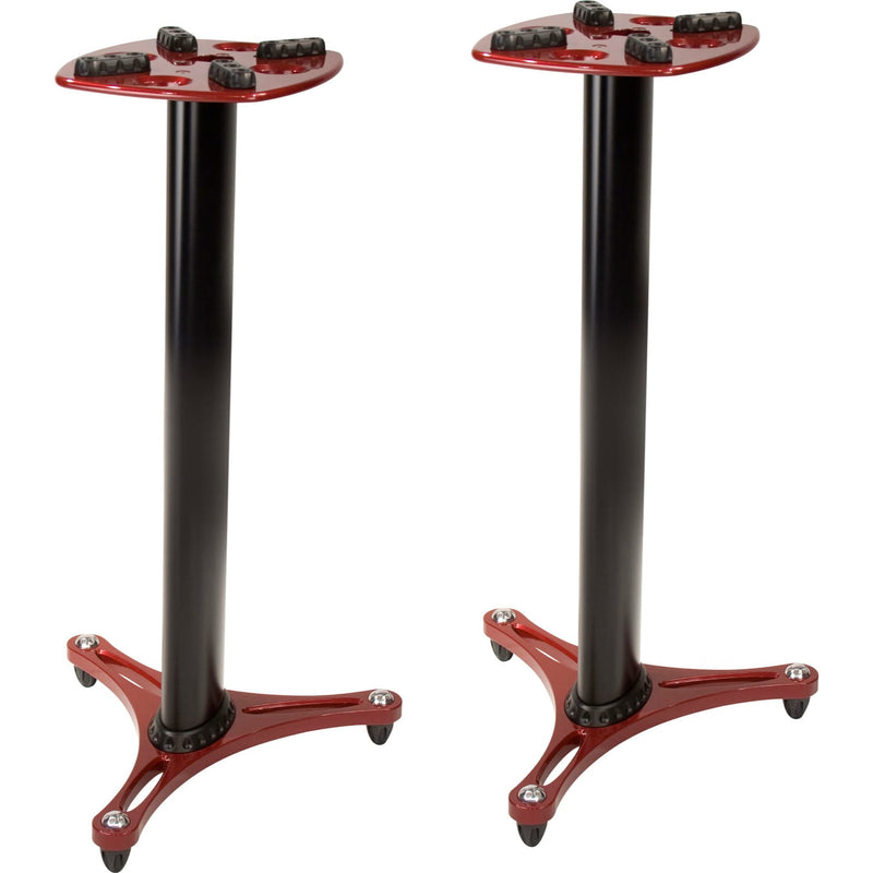 Ultimate Support MS-90/36 Second-Generation Column Studio Monitor Stands (Red, Pair)