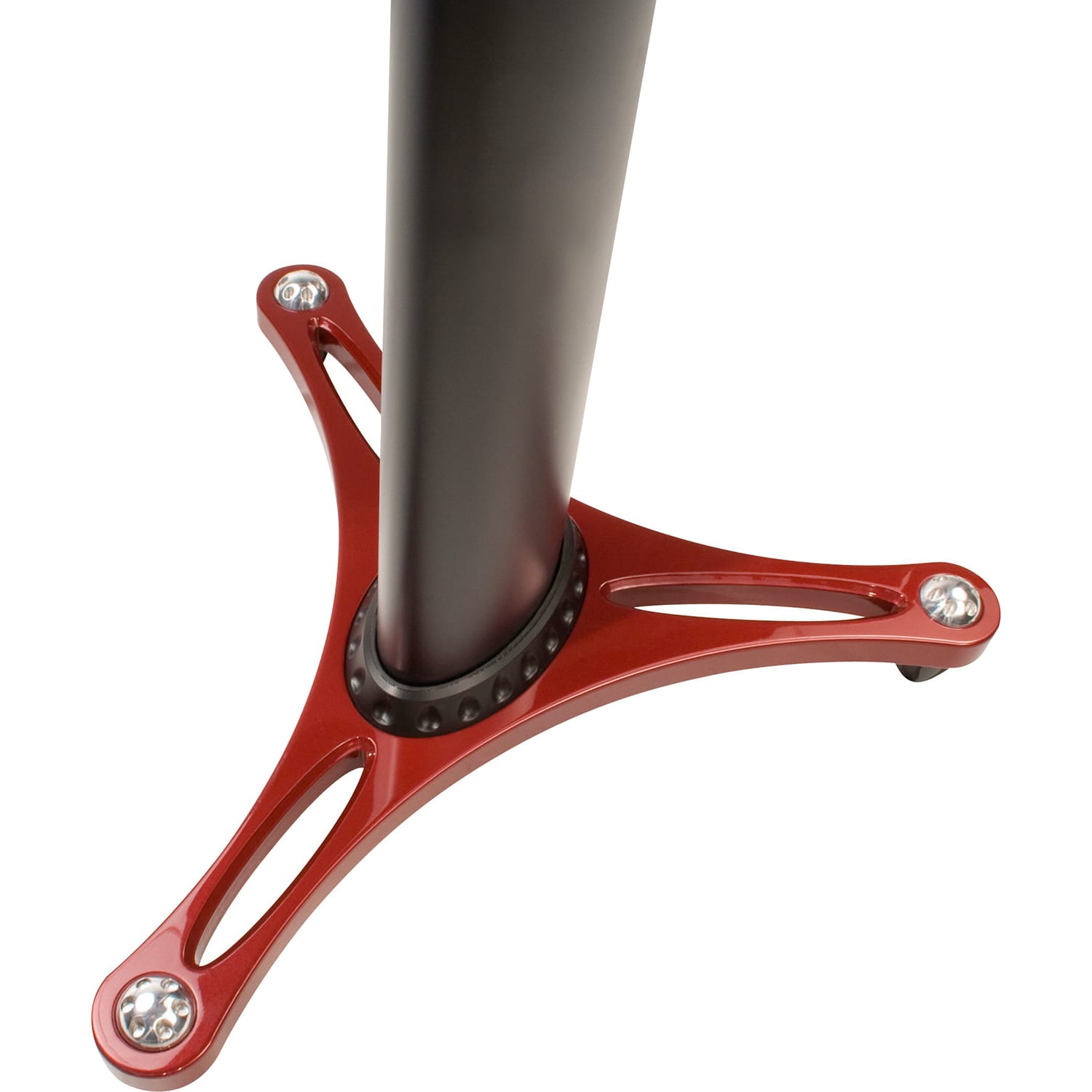 Ultimate Support MS-90/45 Second-Generation Column Studio Monitor Stands (Red, Pair)