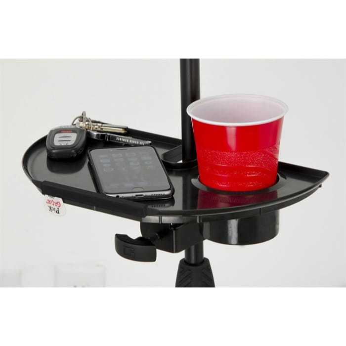 Gator Frameworks GFW-MICACCTRAY Mic Stand Accessory Tray with Drink Holder