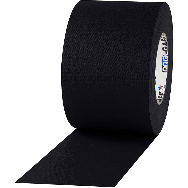 ProTapes Pro Gaff Premium Matte Cloth Gaffers Tape 4" x 55yds (Black)